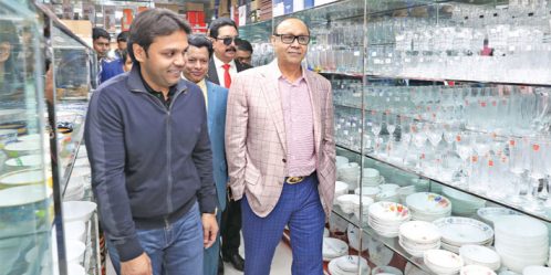 Shafiat Sobhan Sanvir Visits Bazar Sharabela